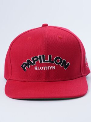 Papillon Snapback Red