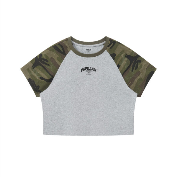 Wonder Womens Camo Crop T-shirt