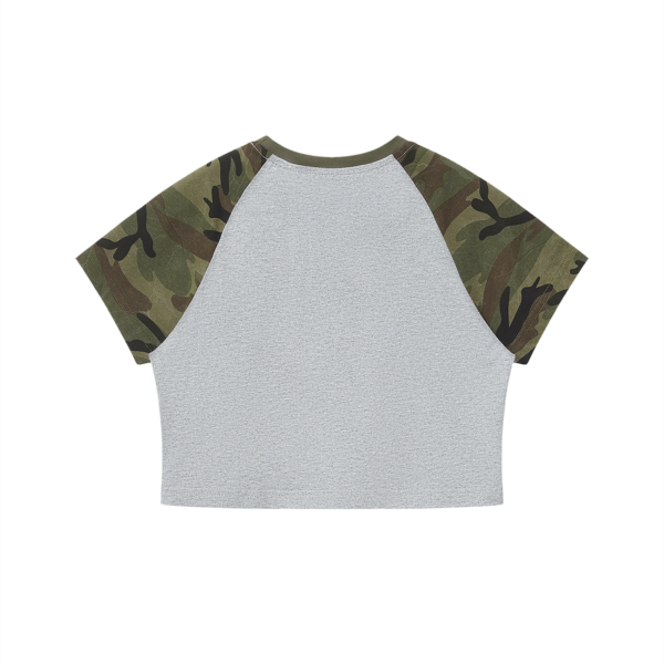 Wonder Womens Camo Crop T-shirt